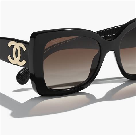 chanel 5494|CHANEL Sunglasses: Square Sunglasses, acetate — .